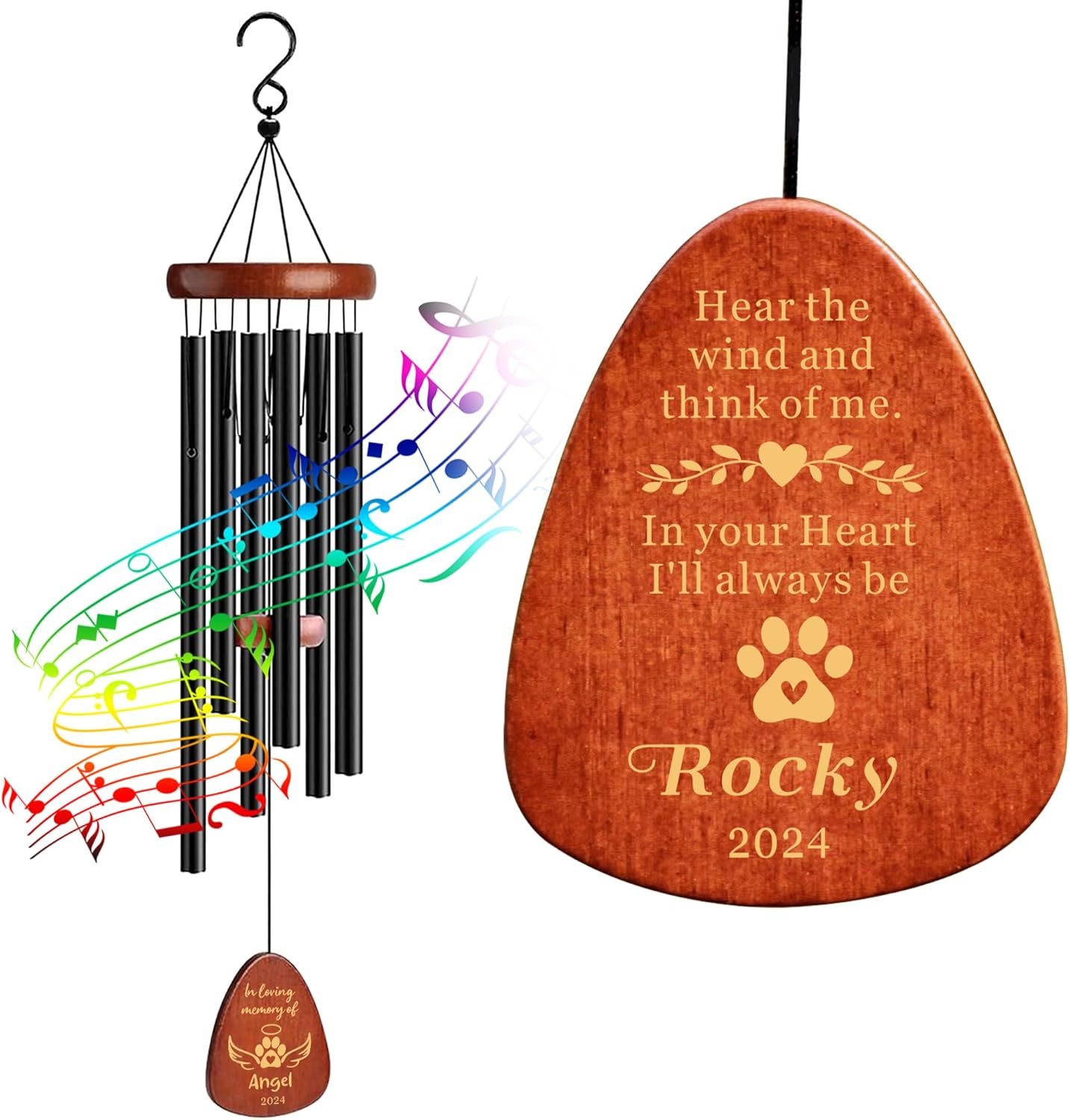 Personalized Pet Memorial Wind Chimes