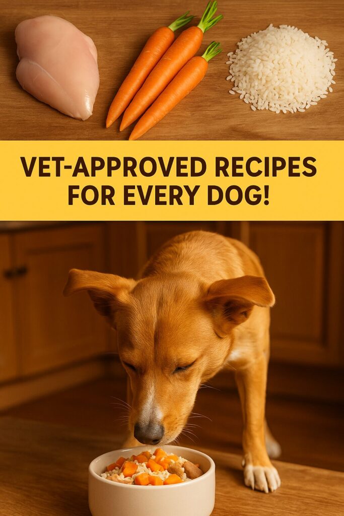 vet-approved homemade dog food recipes