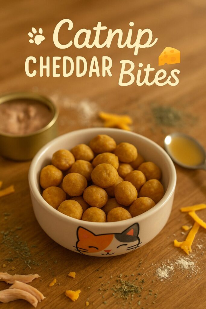 Catnip Cheddar Bites